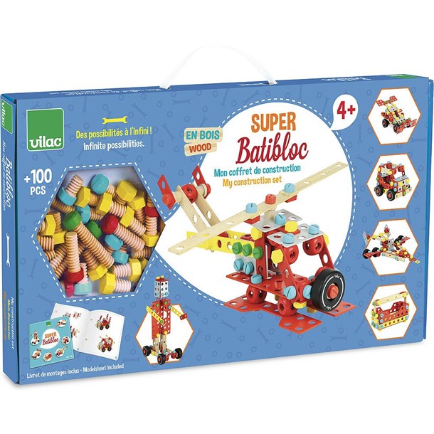 Super Batibloc – Mon coffret de construction en bois