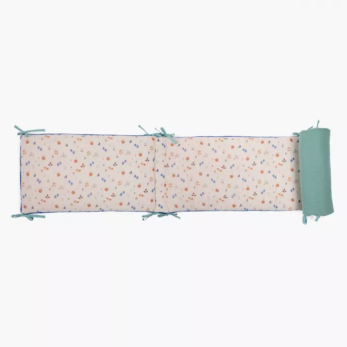 Tour de lit crème motif cueillette – Pomme des bois