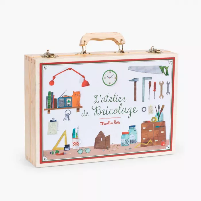 Grande valise de bricolage (14 outils)