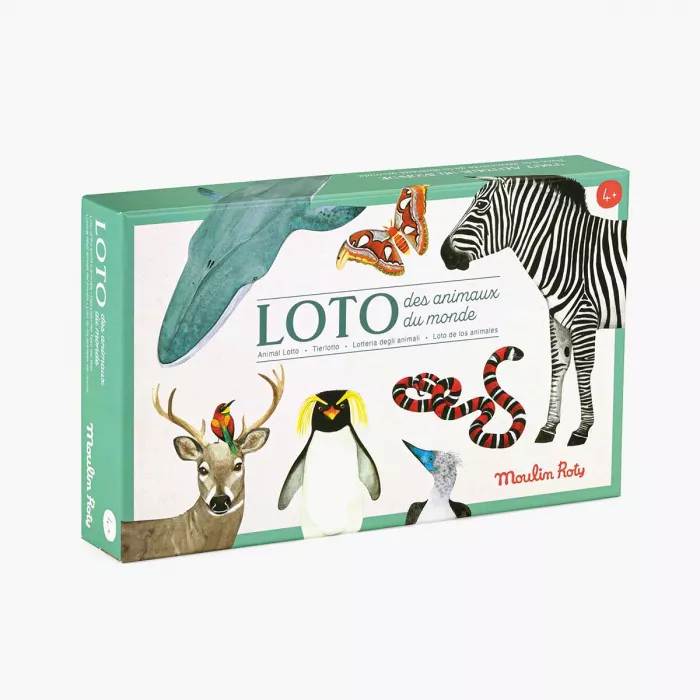 Loto des animaux – Tout autour du monde