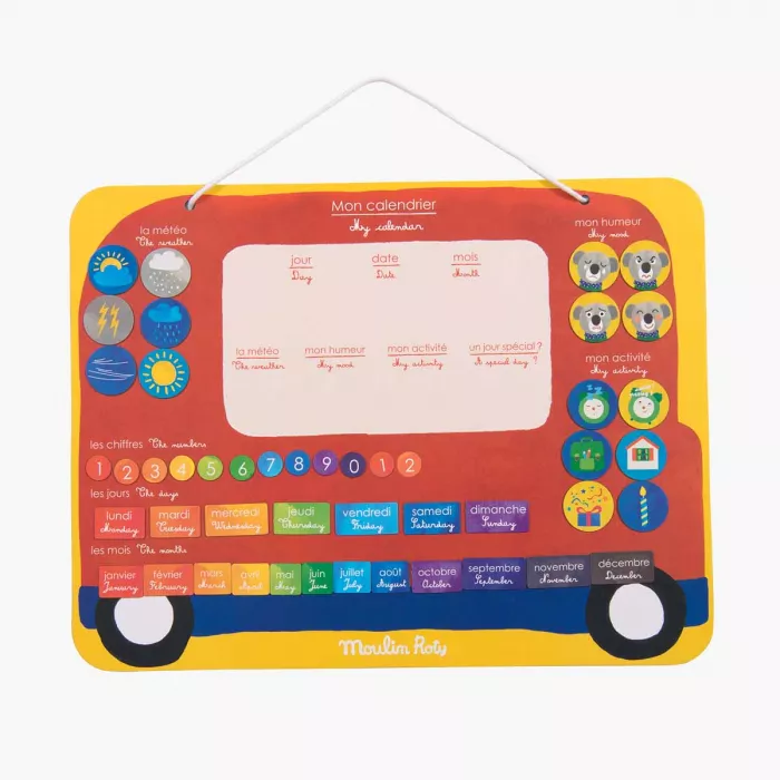 Calendrier magnétique (45 magnets) – Les Popipop