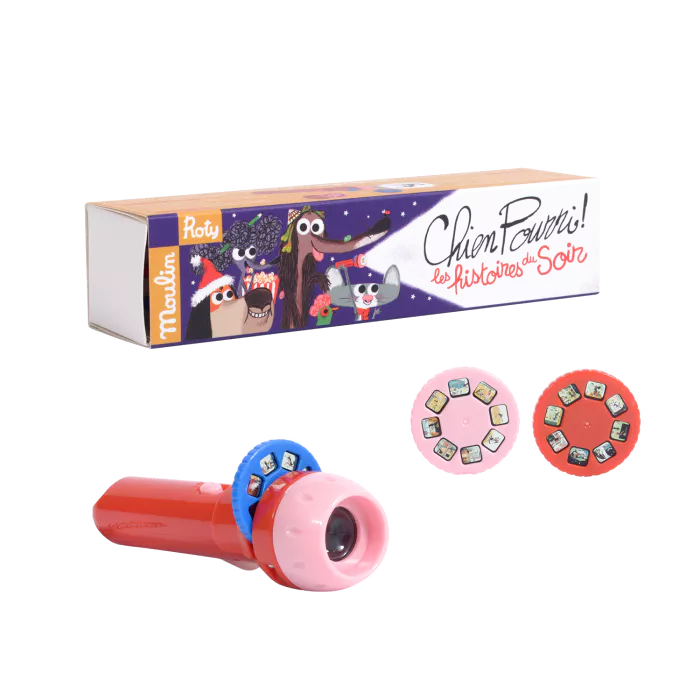 Lampe à histoires bleu Chien pourri – Ecole des loisirs