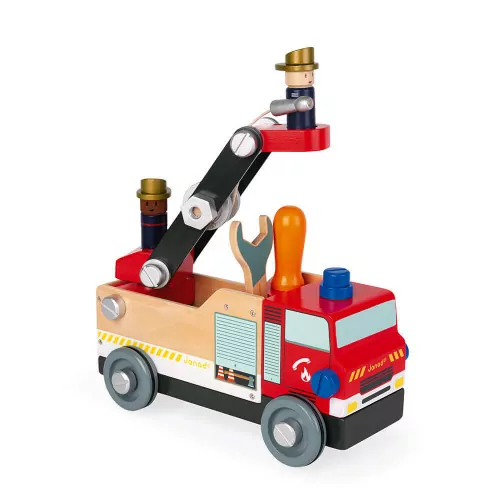 camion-de-pompiers-brico-kids janod 1