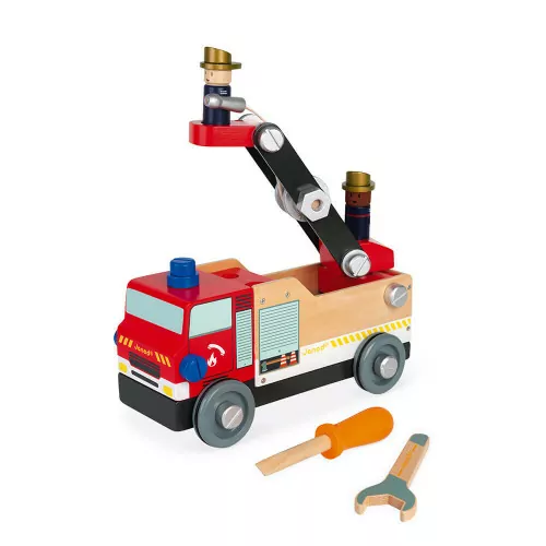 camion-de-pompiers-brico-kids janod 4