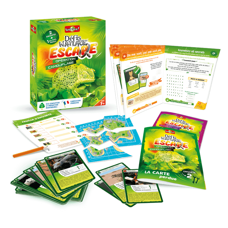 Défis Nature Escape – Opération camouflage