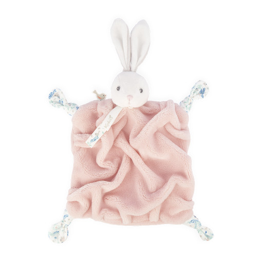 Doudou lapinou rose poudré
