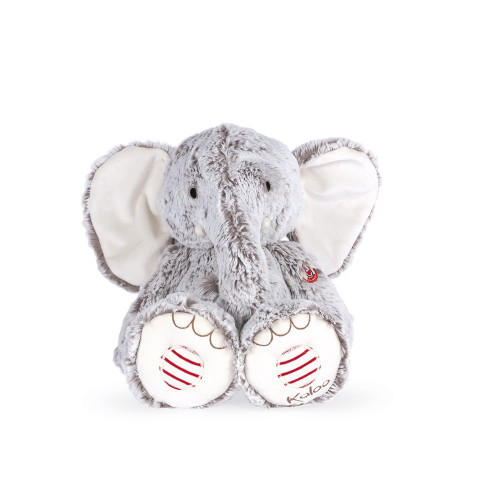 Eléphant Noa Gris prestige 38 cm
