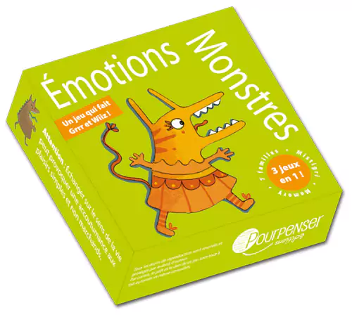 Emotions monstres – Jeu de 54 cartes