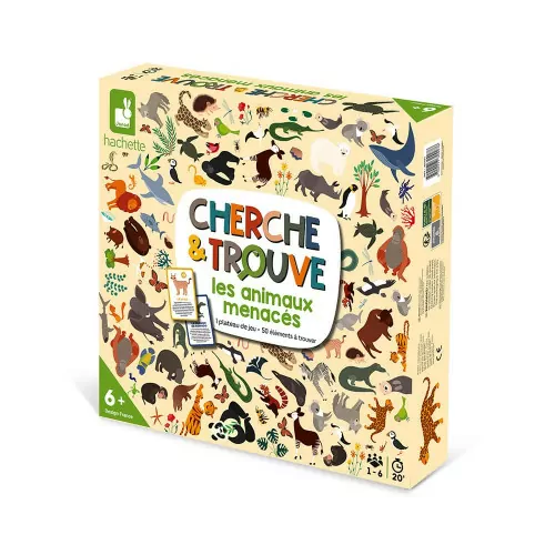 Cherche et Trouve – Animaux menacés