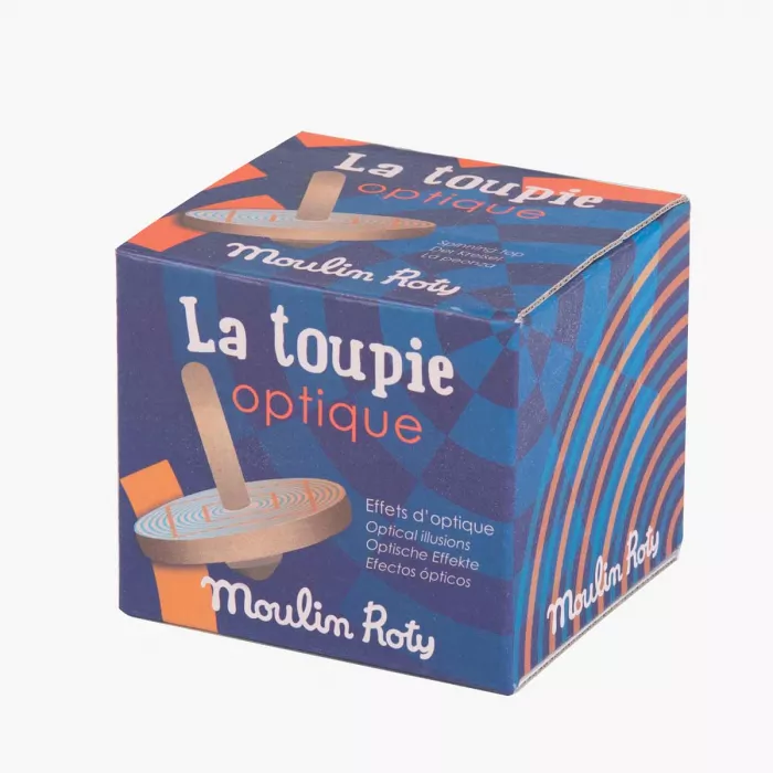 toupie optique en bois 2