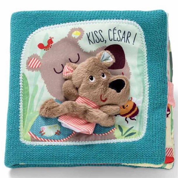 Livre en tissu Kiss César