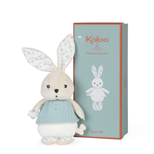 Doudou lapin colombes
