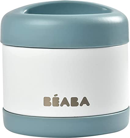 Thermo-portion – Portion inox isotherme 500ml (bleu/blanc)