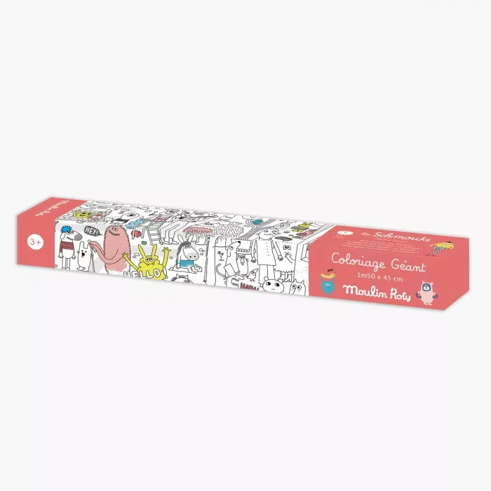 Coloriage géant Les Schmouks