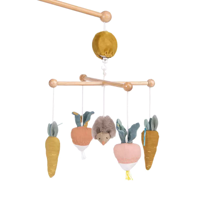 Mobile musical – Trois petits lapins