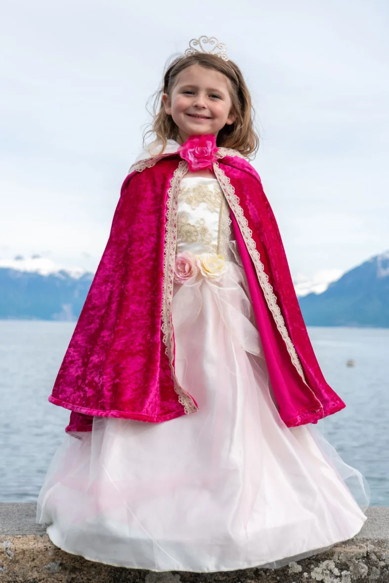 Cape de princesse Rose Fushia