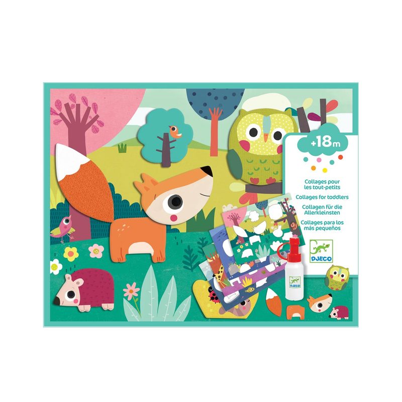 Premiers collages pour les tout-petits