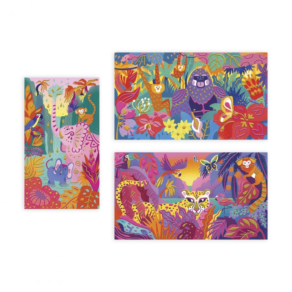 peinture 3D jungle 2