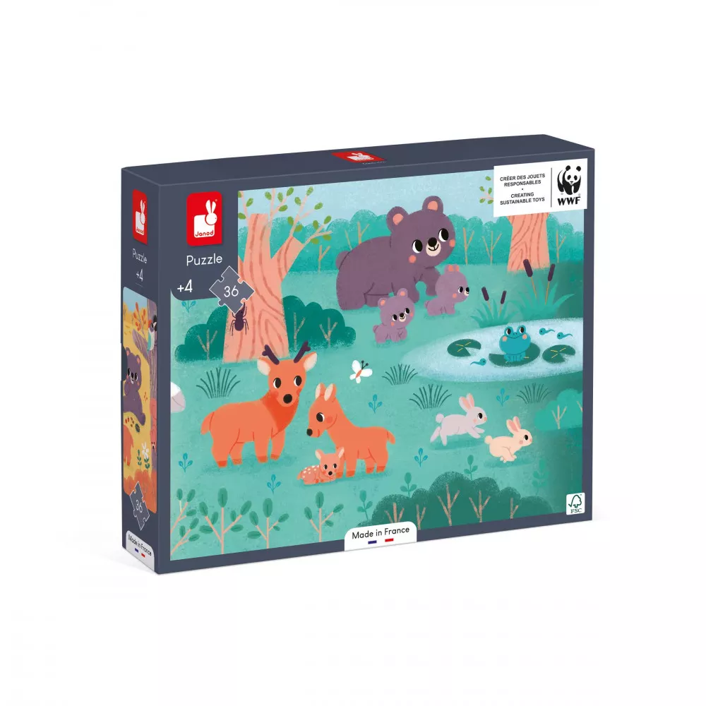 Puzzle 36 pièces panoramique – Les 4 saisons