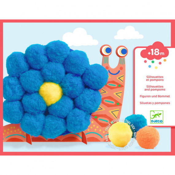 Silhouettes et pompons – 18 mois