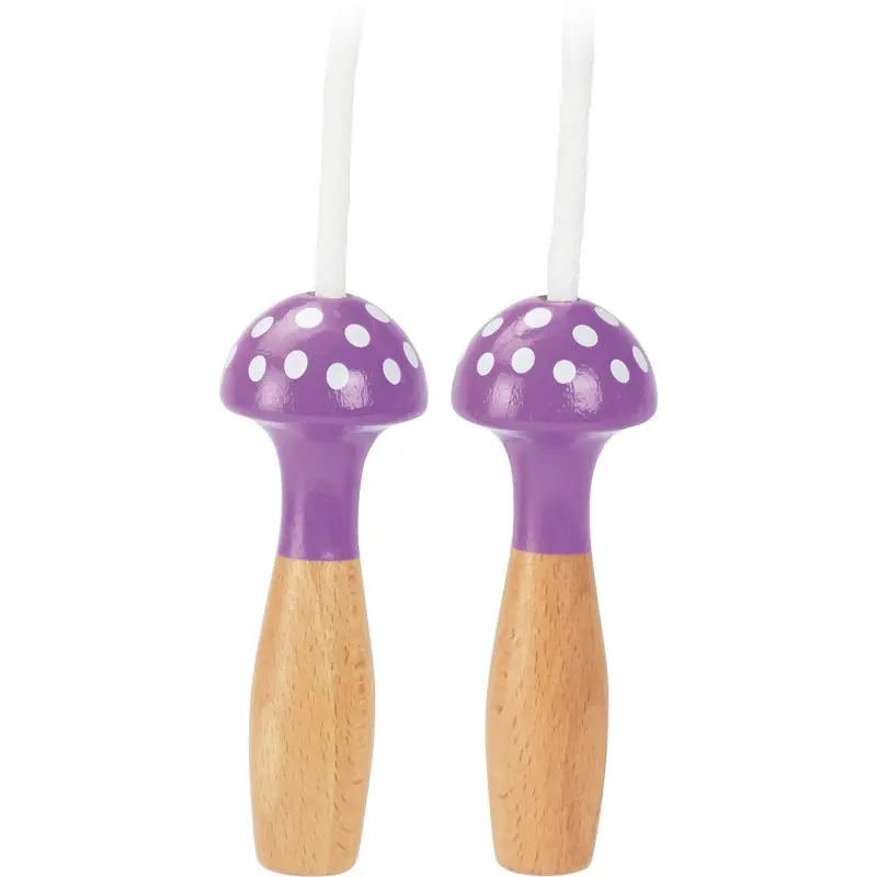 Corde à sauter – Mauve à pois