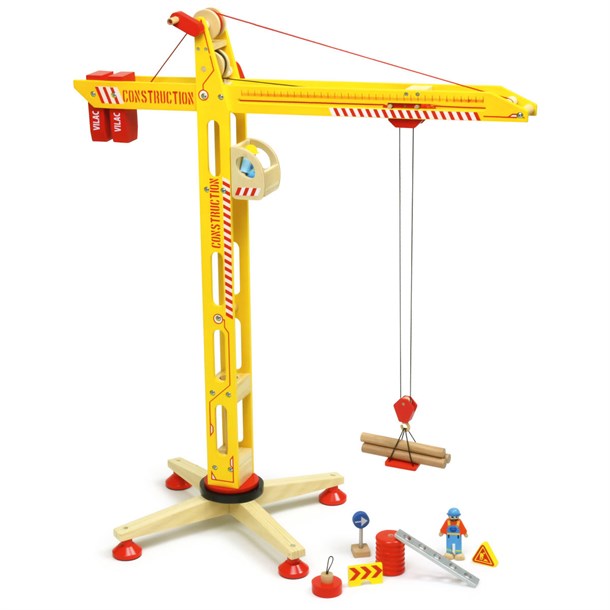 Grande grue en bois