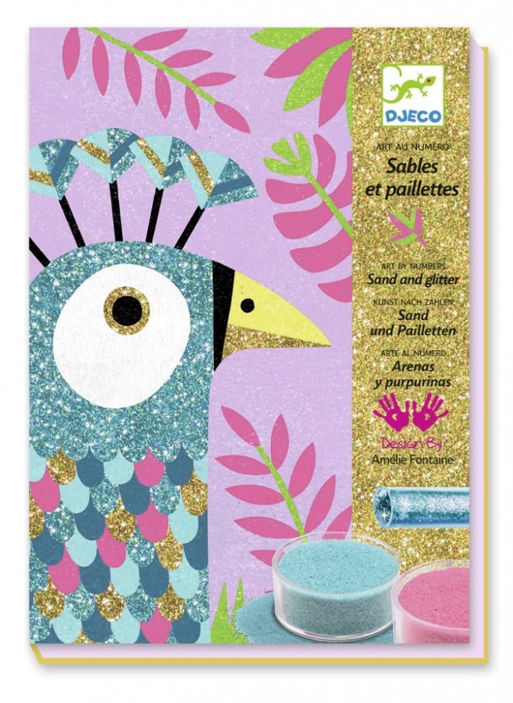 Sables colorés – Eblouissants oiseaux