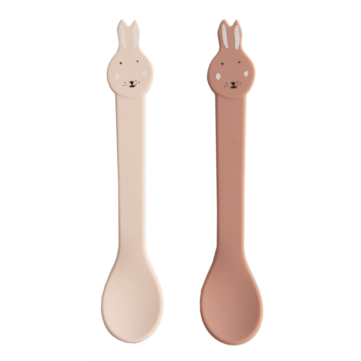 Lot de 2 cuillères en silicone – Mme Lapin