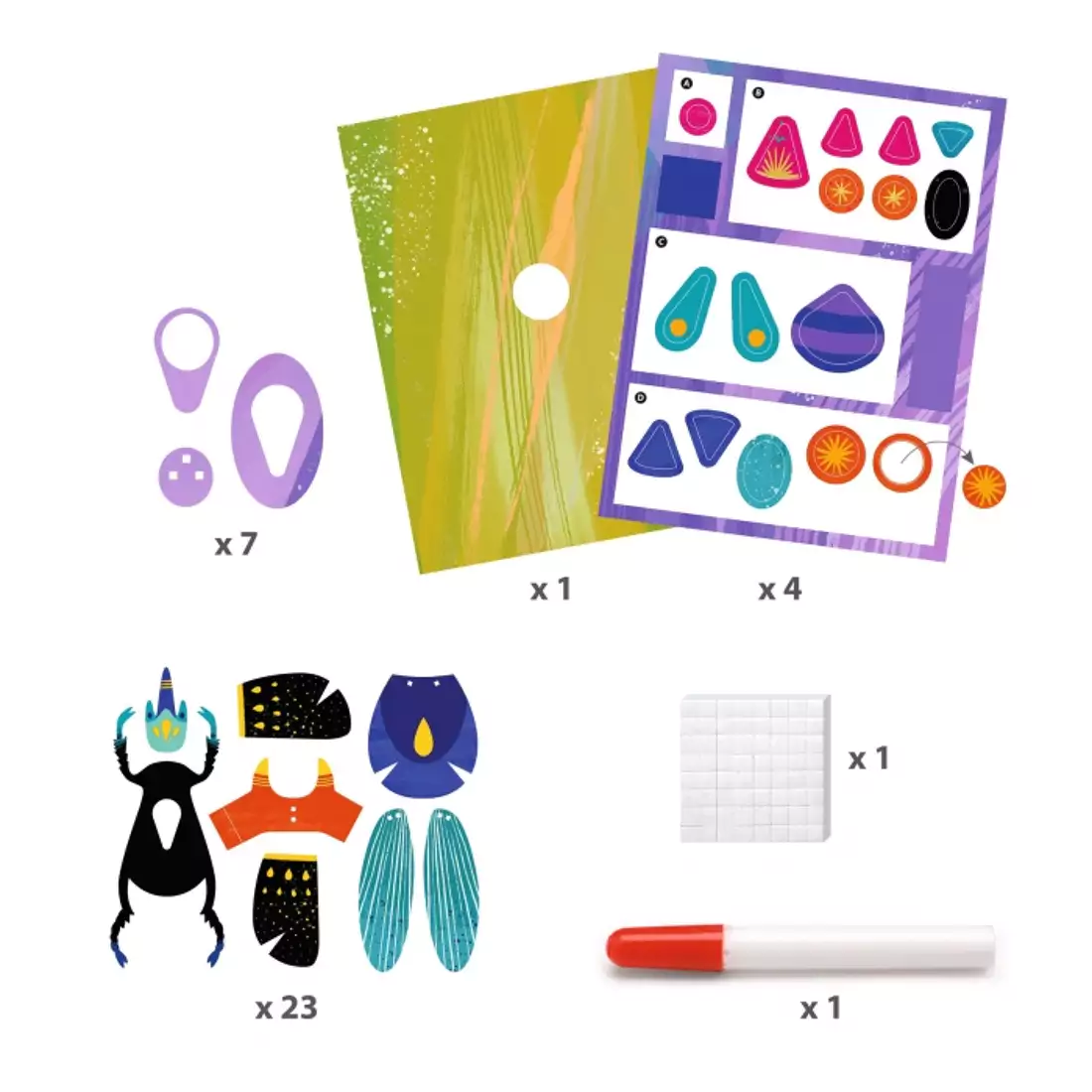 Tableaux_3D_a_creer_Paper_bugs_Djeco_2
