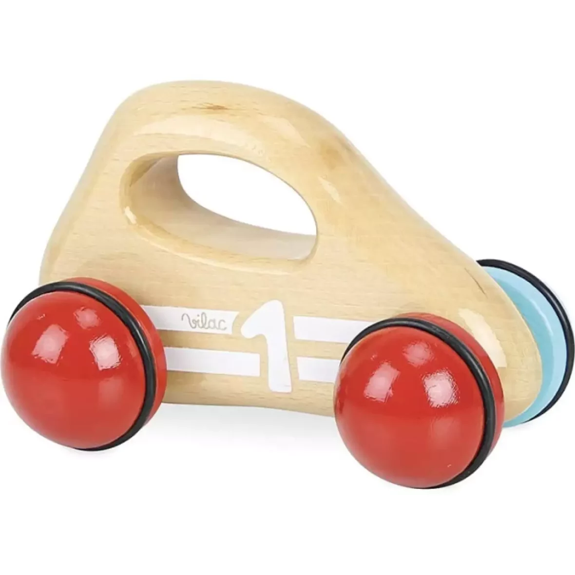 Voiture 1er âge – Bois naturel