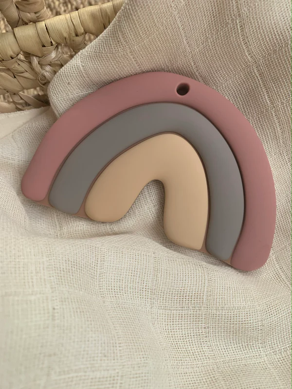 Anneau de dentition arc en ciel