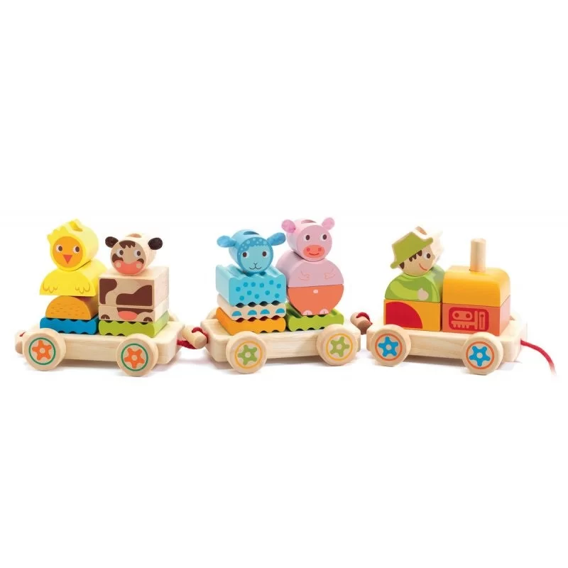 Creaferme – Train en bois
