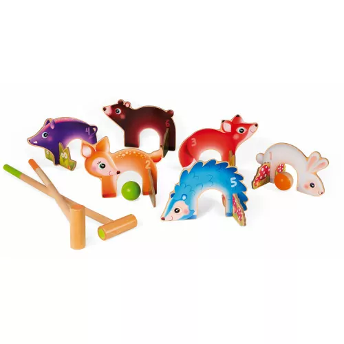 croquet-animaux-de-la-foret-bois