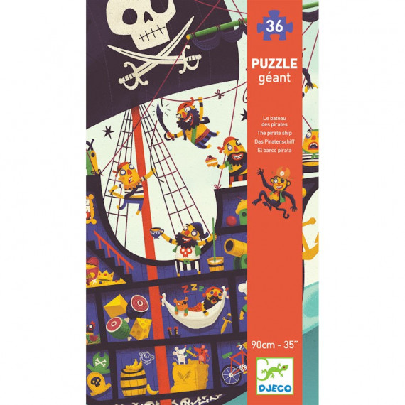 Puzzle géant Le bateau des pirates – 36 pcs