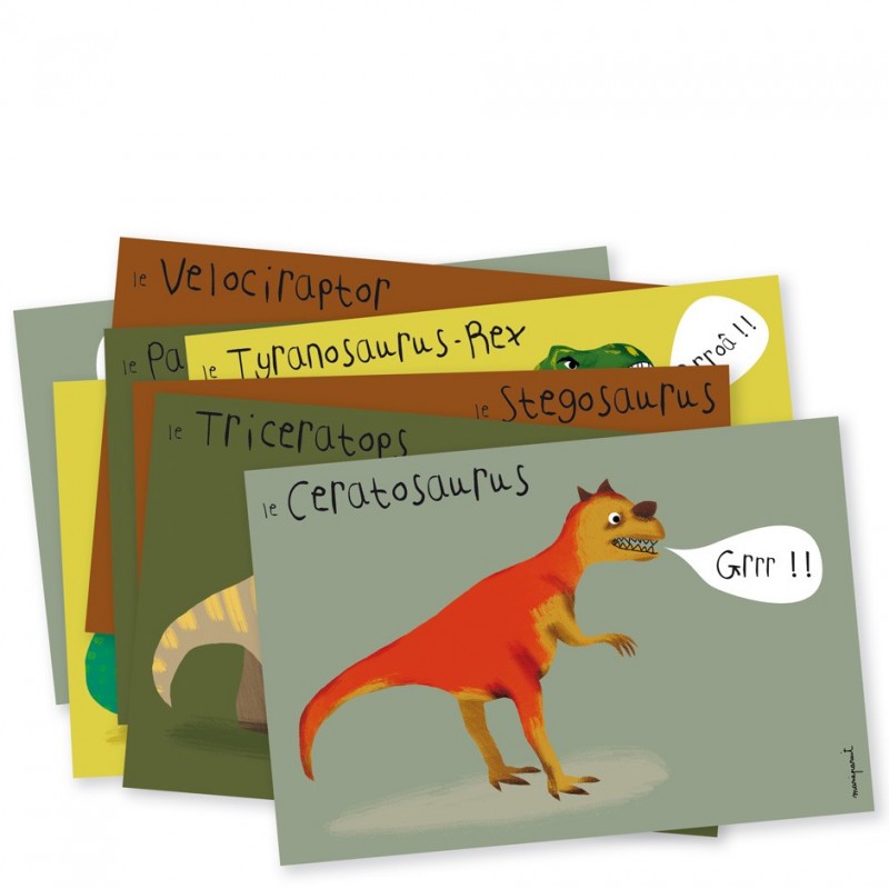 Mes invitations d’anniversaire – Dinosaures