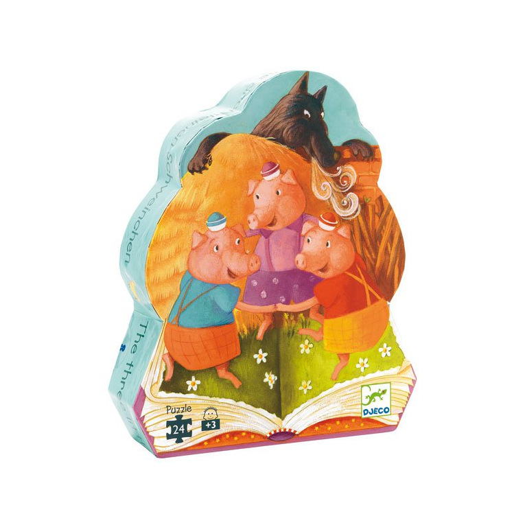 Puzzle Les trois Petits cochons – 24 pcs