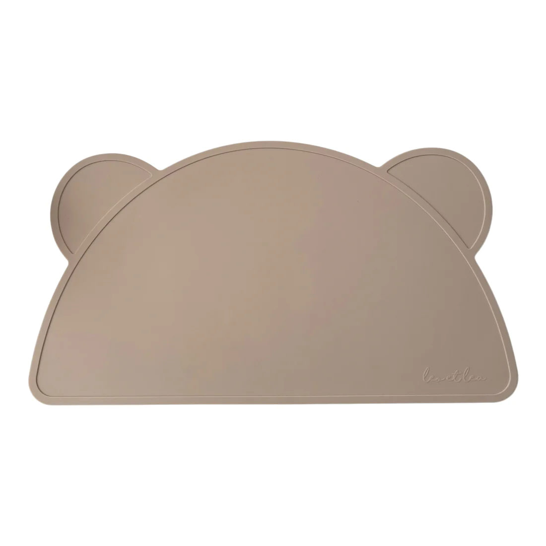 Set de table ours en silicone beige