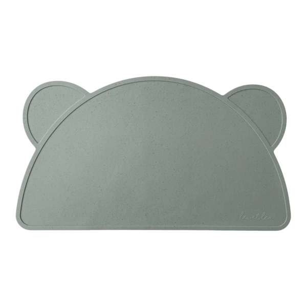 Set de table ours en silicone bleu