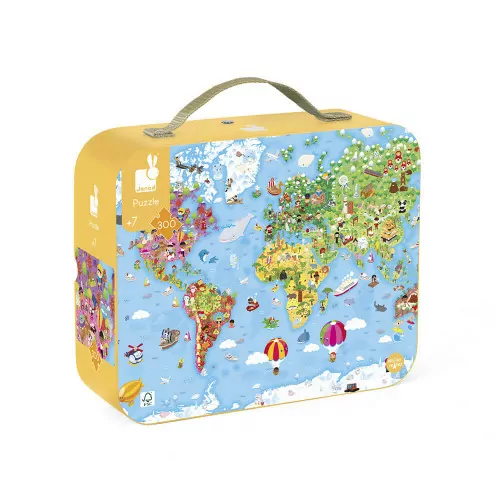 Puzzle carte du monde – 300 pièces