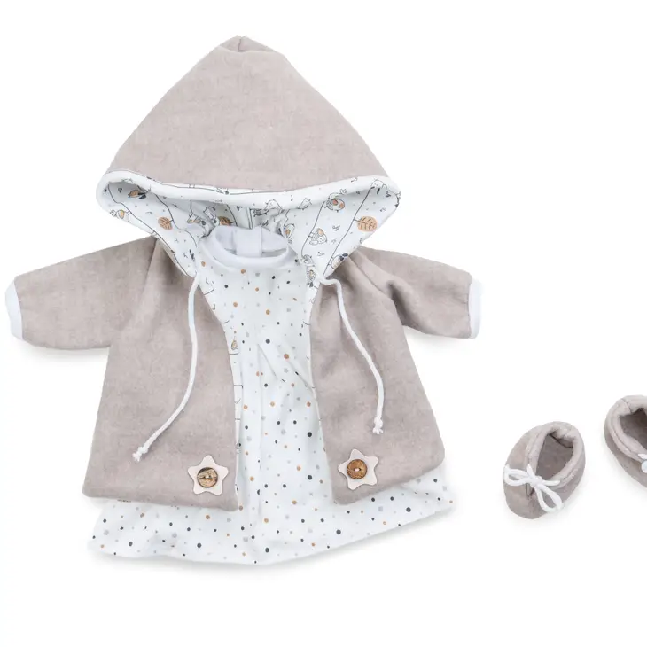 Ensemble robe d’hiver pour poupée
