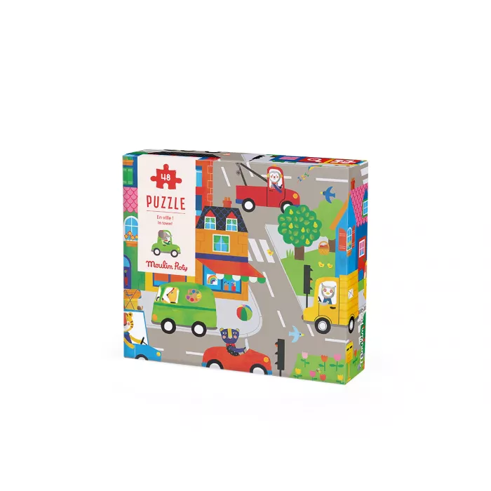 Puzzle En ville ! – 48 PCS