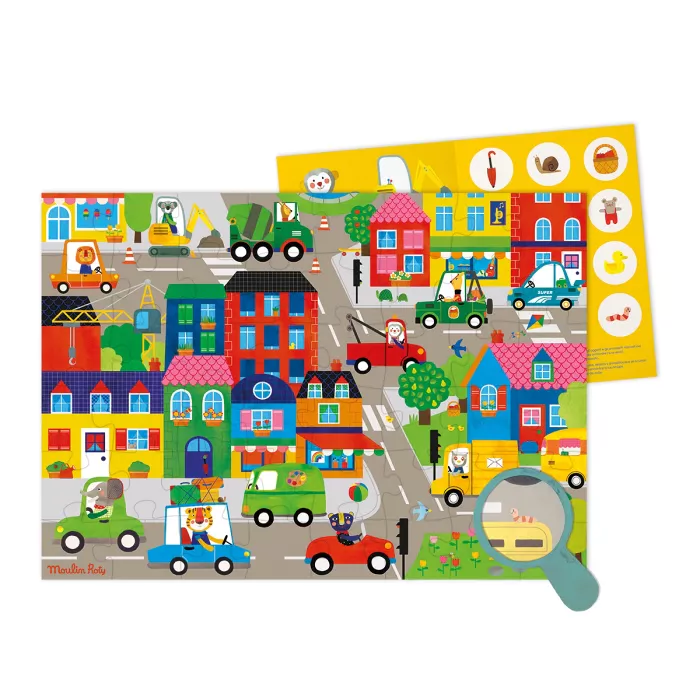 Puzzle_En_ville_48_pcs_Les_Popipop_Moulin_Roty_2