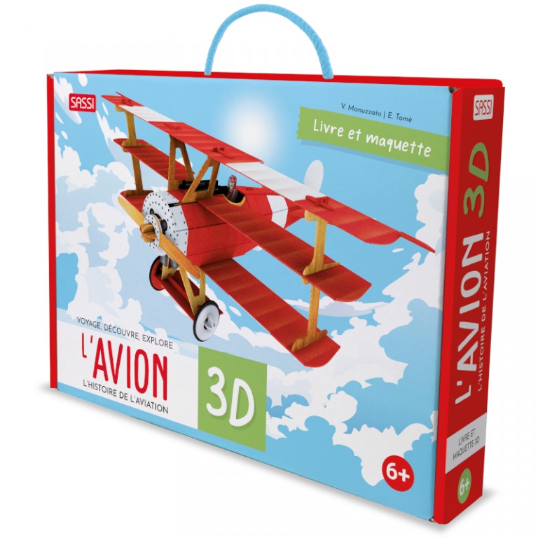 Maquette 3D + livre – L’avion