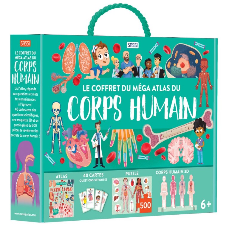Le coffret du Méga Atlas du Corps Humain