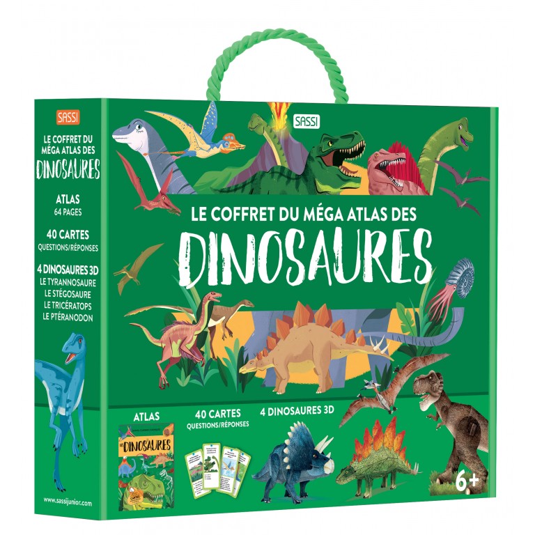 Le coffret du Méga Atlas des Dinosaures