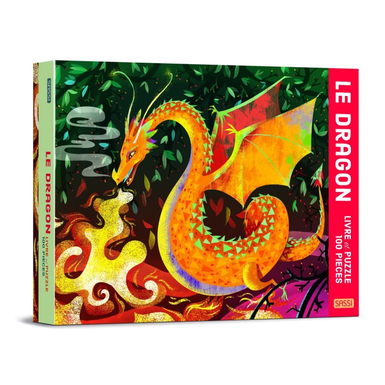 Puzzle + Livre – Le Dragon – 100 PCS