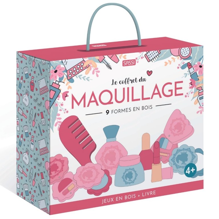 Coffret de maquillage en bois