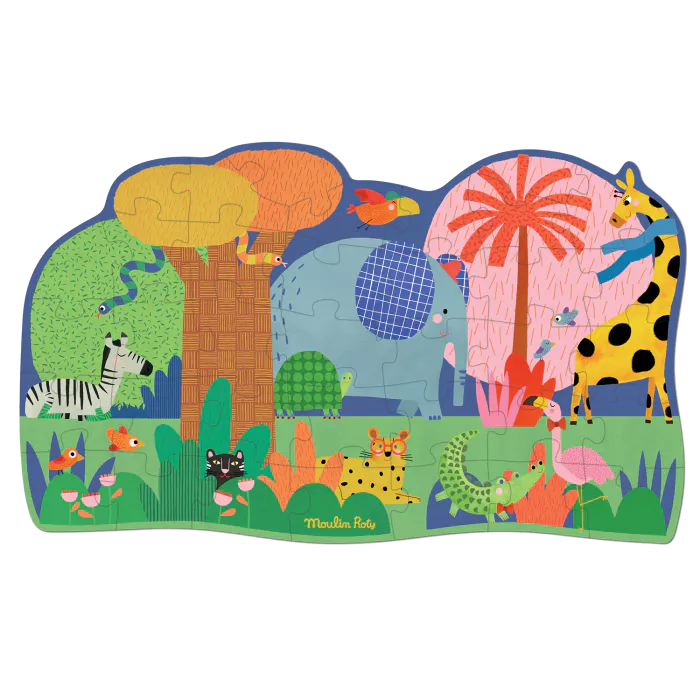 Puzzle géant L’oasis des animaux – Les toupitis
