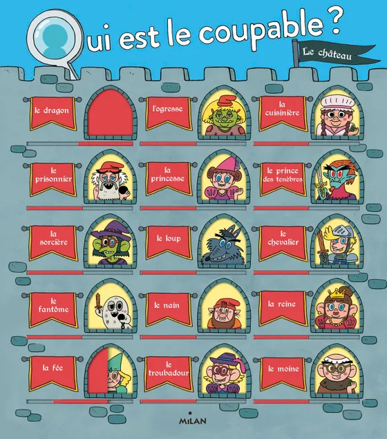 Livre jeu – Qui est le coupable ? Le château