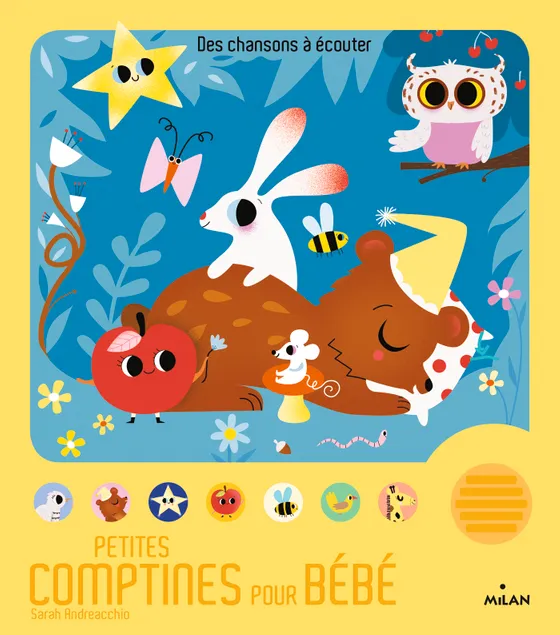 Livre sonore – Petites comptines pour bébé